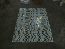 Golden Leaf Mosaic Pattern for Hamam 058