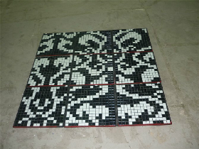 Hammam Glass Mosaic Wall Pattern 047