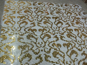 Gold Mosaic Pattern Hammam 004