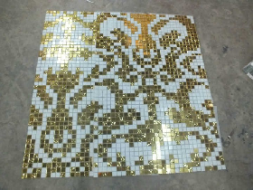 Gold Mosaic Pattern Hammam 003