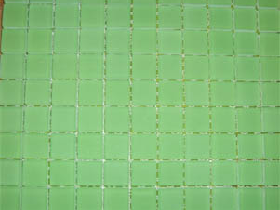 Light Green Glass Mosaic Tile