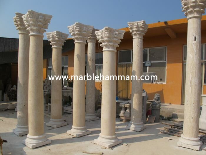 Marble Hammam Columns 004