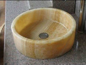 Honey Onyx Bowl Sink