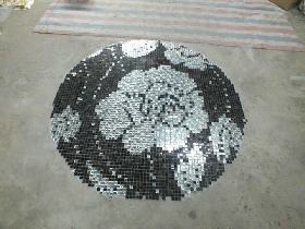 Gold Foil Mosaic Hammam 004