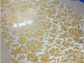 Luxury Golden Mosaic Hammam Wall 021