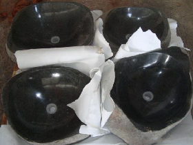 Cobble Stone Vessle Sink