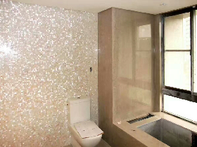 Shell Mosaic Bathroom Tile