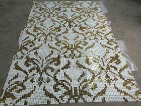 Gold Mosaic Pattern Hammam 001
