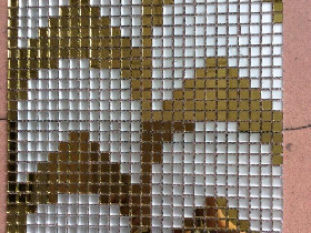Golden Leaf Mosaic Pattern for Hamam 036