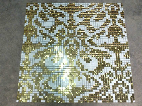 Gold Mosaic Hammam Wall Decoration 010