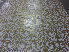 Luxury Golden Mosaic Hammam Wall 008