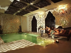 Gold Mosaic Pattern Hammam 025