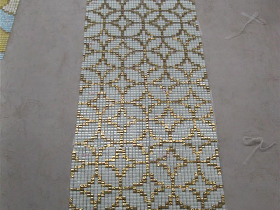 Golden Foil Mosaic Hammam 004