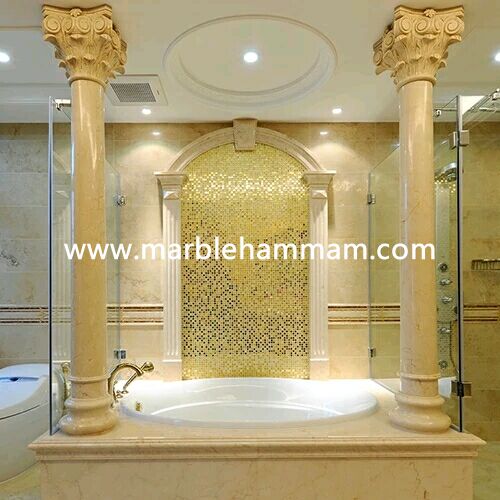 Marble Hammam Columns 001