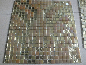 Real Gold Mosaic Hammam Wall 016