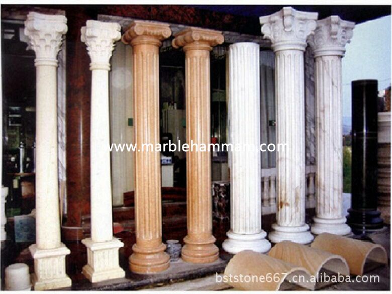 Marble Hammam Columns 002