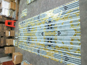 Golden Leaf Mosaic Pattern for Hamam 047