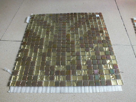 Real Gold Mosaic Hammam Wall 020