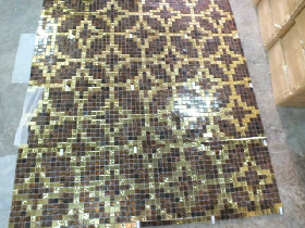 Golden Foil Mosaic Hammam 008