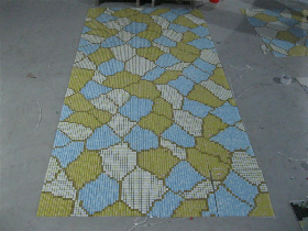 Hammam Glass Mosaic Wall Pattern 003