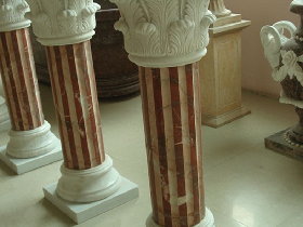 Marble Column for Hammam Decoration 012