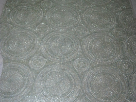 Colored Glass Mosaic Flooring Circle Pattern 001