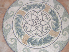 Marble Hammam Mosaic Pattern 012
