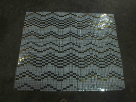 Golden Leaf Mosaic Pattern for Hamam 057
