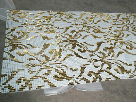 Gold Mosaic Pattern Hammam 002