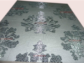 Gold Mosaic Pattern Hammam 035