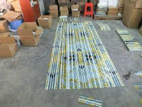 Golden Leaf Mosaic Pattern for Hamam 051