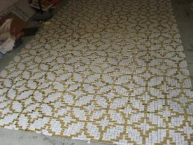 Golden Foil Mosaic Hammam 002