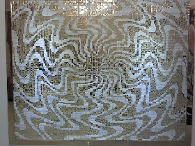 Golden Leaf Mosaic Pattern for Hamam 041
