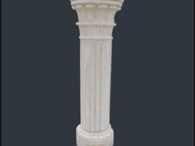 Marble Column for Hammam Decoration 075