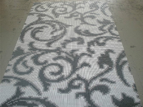 Hammam Glass Mosaic Wall Pattern 050