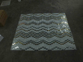 Golden Leaf Mosaic Pattern for Hamam 059