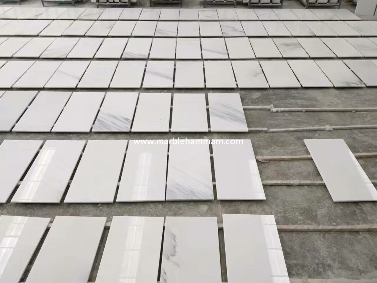 Feather White Marble Tiles